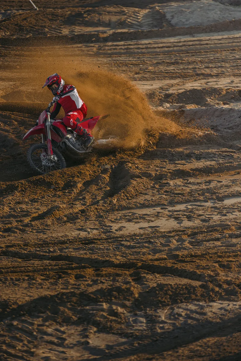 Ducati Desmo450 MX in Action