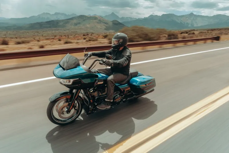 Harley-Davidson Road Glide in Action