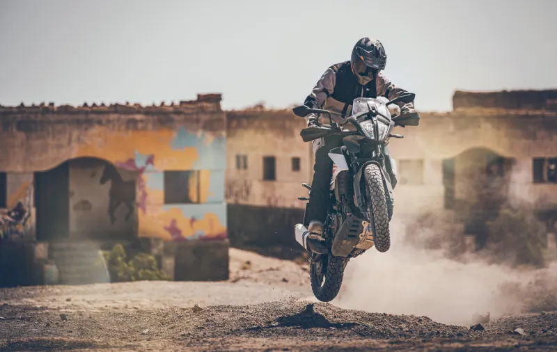 KTM 390 Adventure in Action