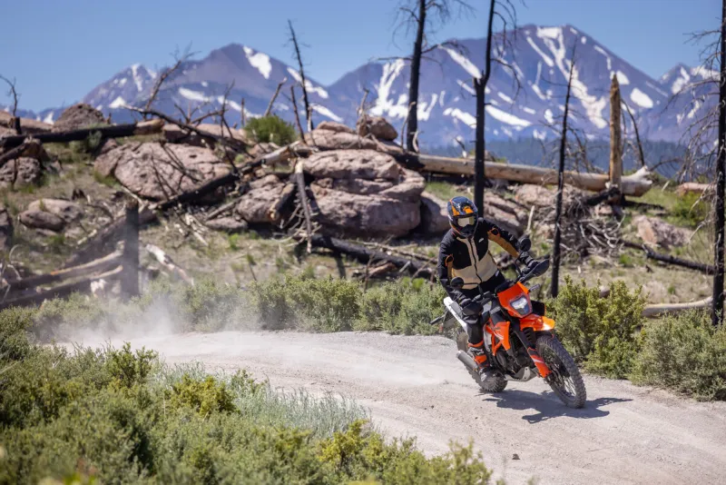 KTM 390 Enduro R in Action