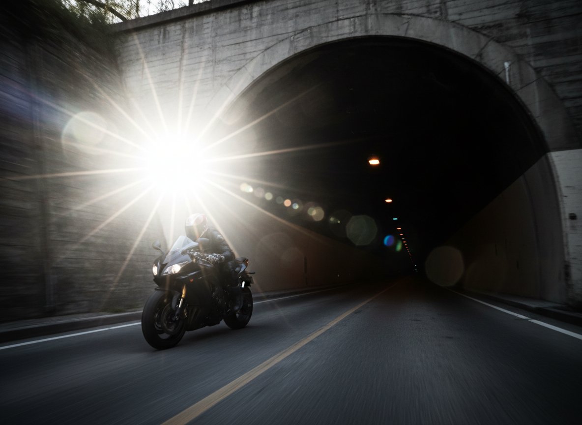 Tunnel fahren mit dem Motorrad - Wenn die Augen versagen - Motorrad Sicherheit